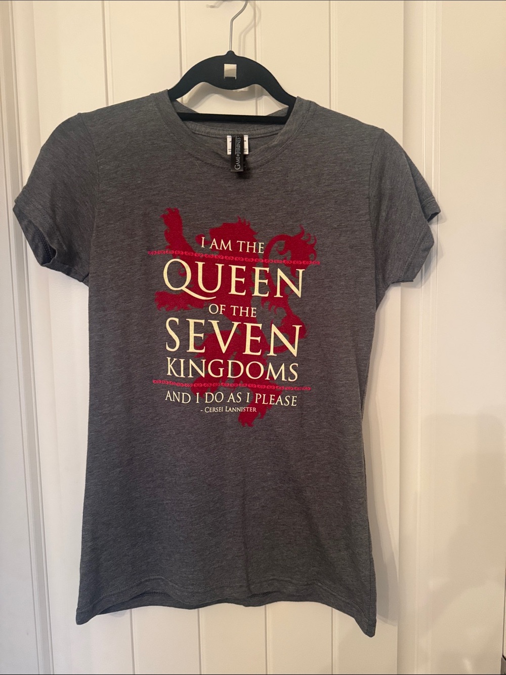 Dark Gray 'Queen of the Seven Kingdoms' Graphic Tee